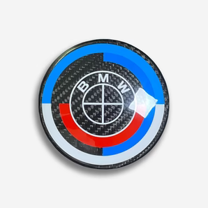 BMW 50th Anniversary Carbon Fiber Emblem