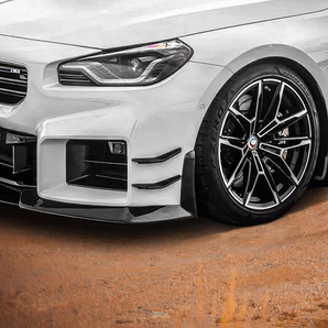 Carbon Fiber Front Bumper Canards - BMW M2 G87