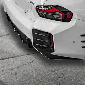 MP Style Carbon Fiber Rear Bumper Splitter Fins - BMW M2 G87