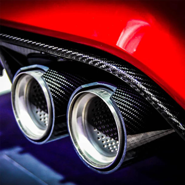 Carbon Fiber Exhaust Tips (2 pcs) - BMW