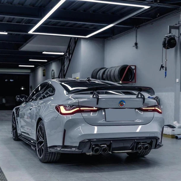 ADRO Style Swan Neck Carbon Fiber Spoiler - BMW M3 G80 & M4 G82/G83