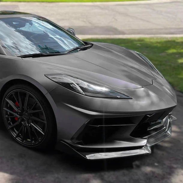 5VM Style Carbon Fiber Front Splitter Lip - Corvette C8