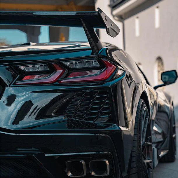 Carbon Fiber High Wing Spoiler - Corvette C8