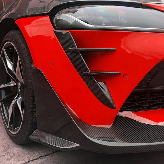 Carbon Fiber Front Bumper Vents - Toyota A90 Supra MK5
